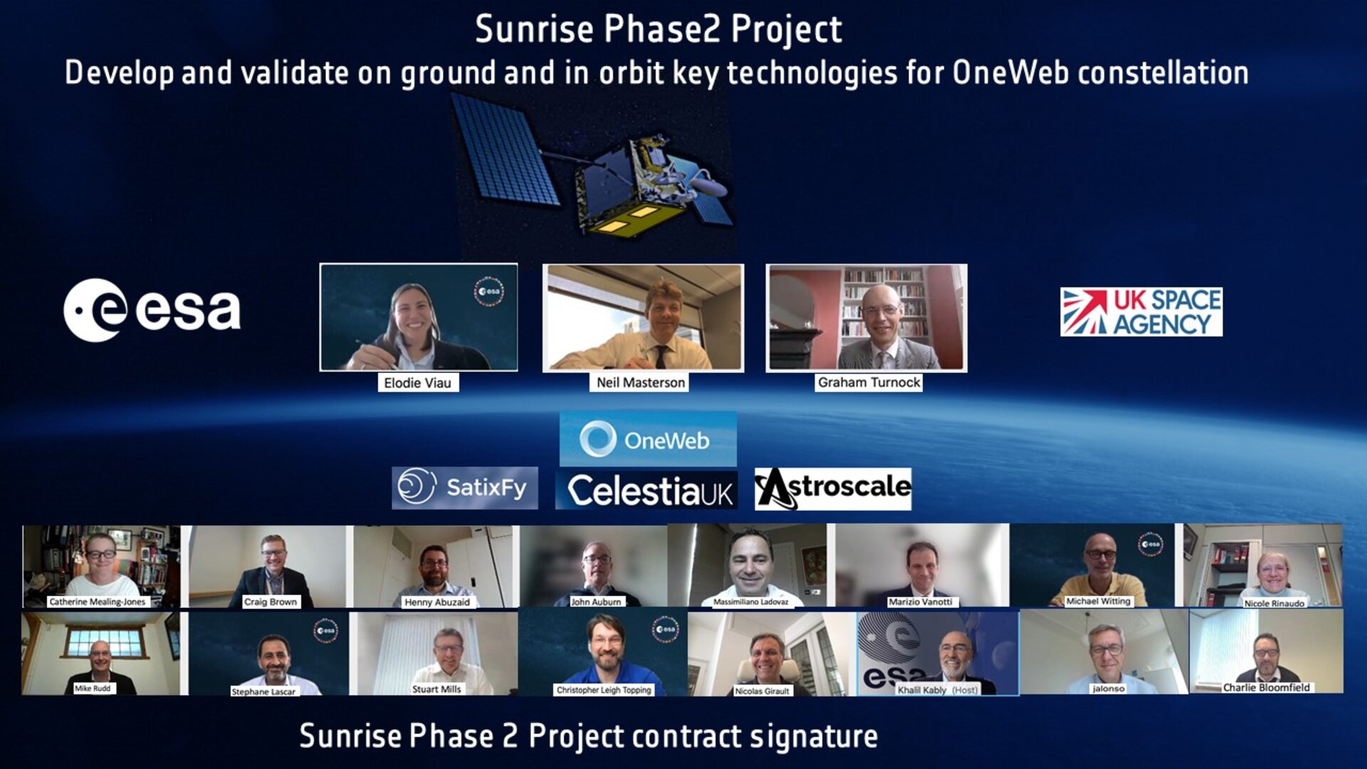 Sunrise contract virtual signature event