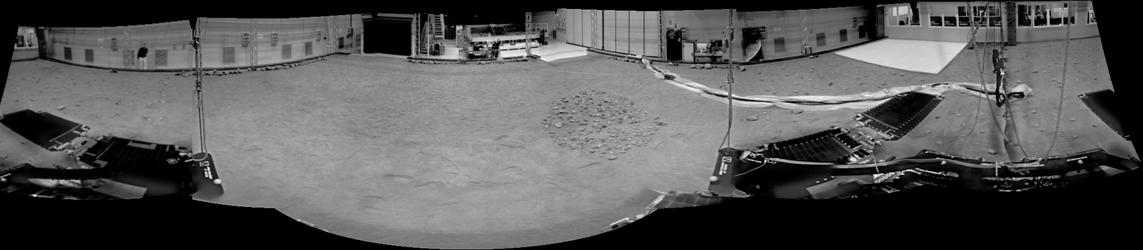 GTM takes NavCam panorama in Mars Terrain Simulator