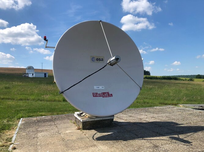 Antenna at ESEC in Belgium