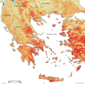 Mediterranean heatwave