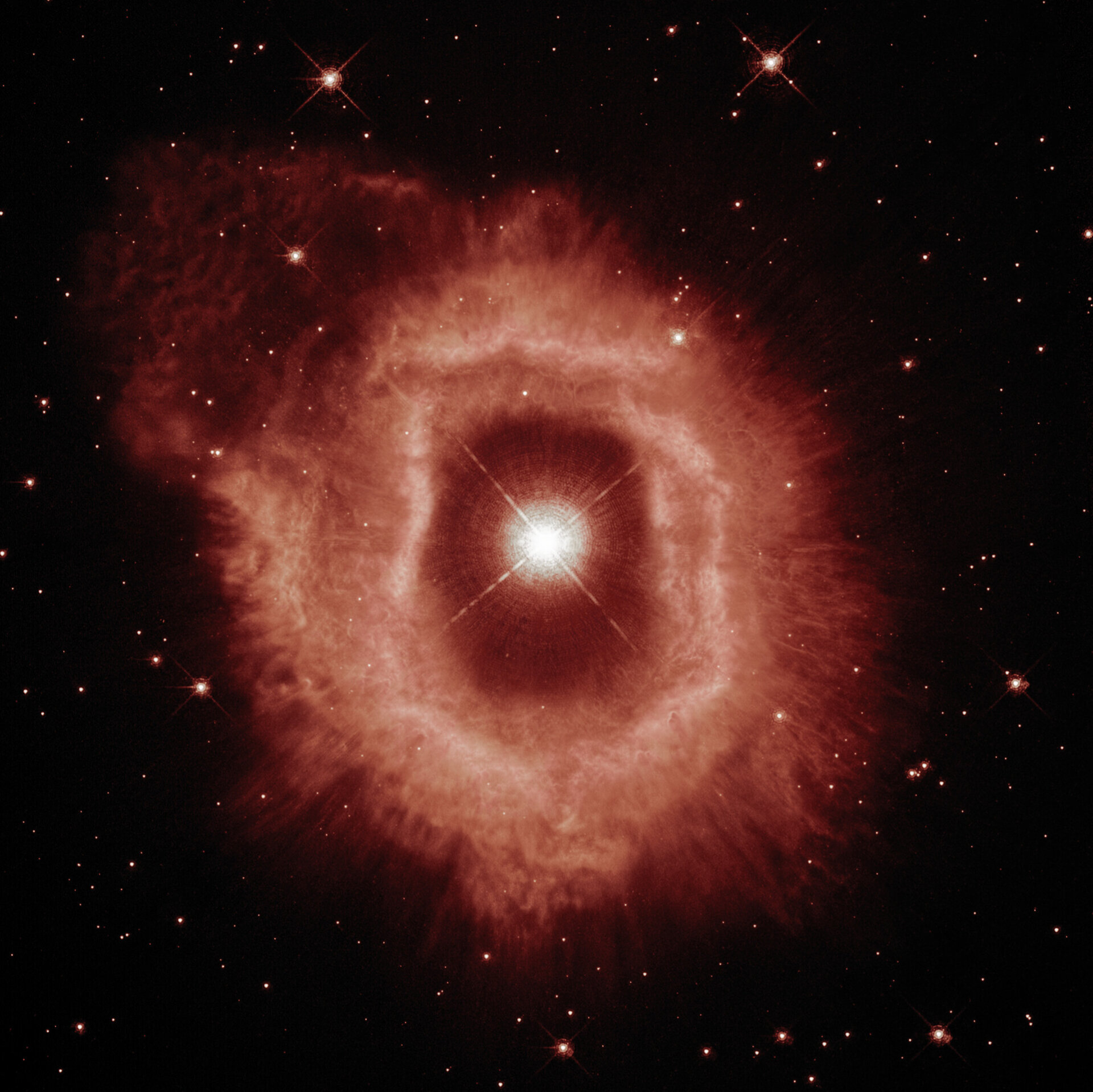 A closer look at Hubble’s 31st anniversary snapshot - red