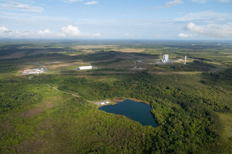 Ariane 6 launch zone at Europe's Spaceport