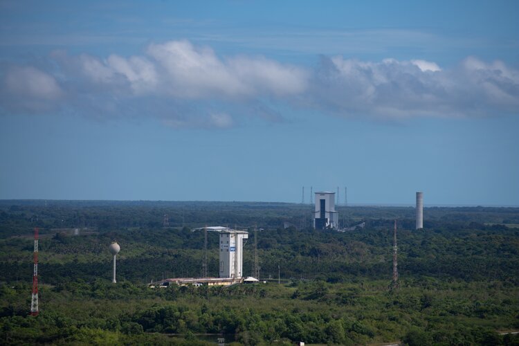 Vega and Ariane 6 launch zones at Europe's Spaceport
