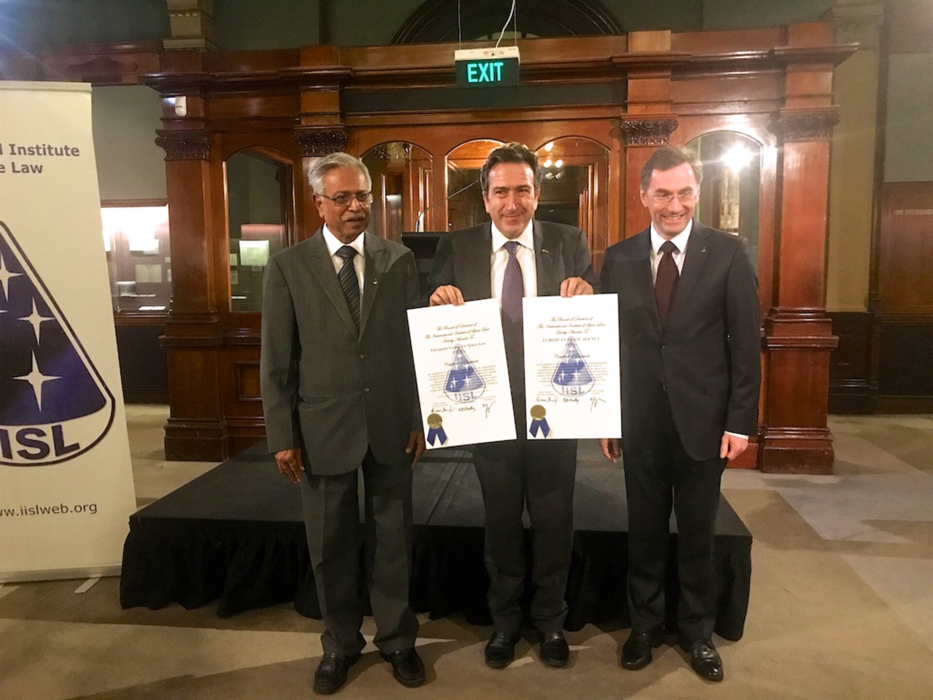 ECSL wins the IISL Appreciation Award