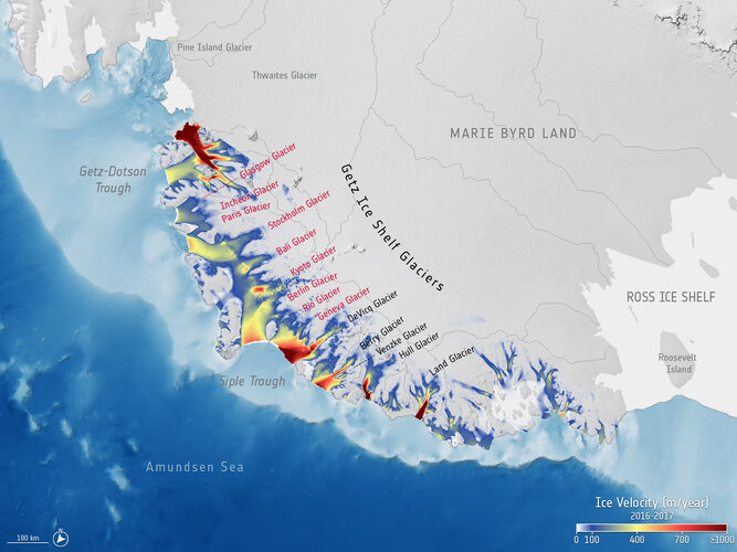 Getz glaciers named to highlight climate crisis