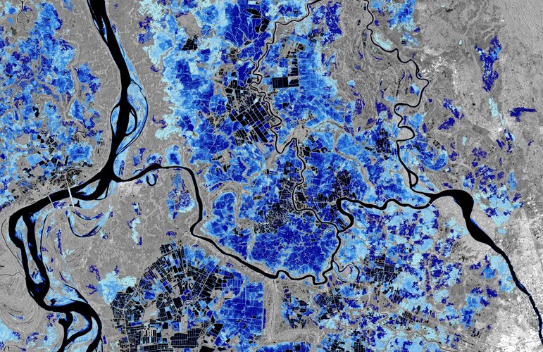 Copernicus Sentinel-1 flood monitoring