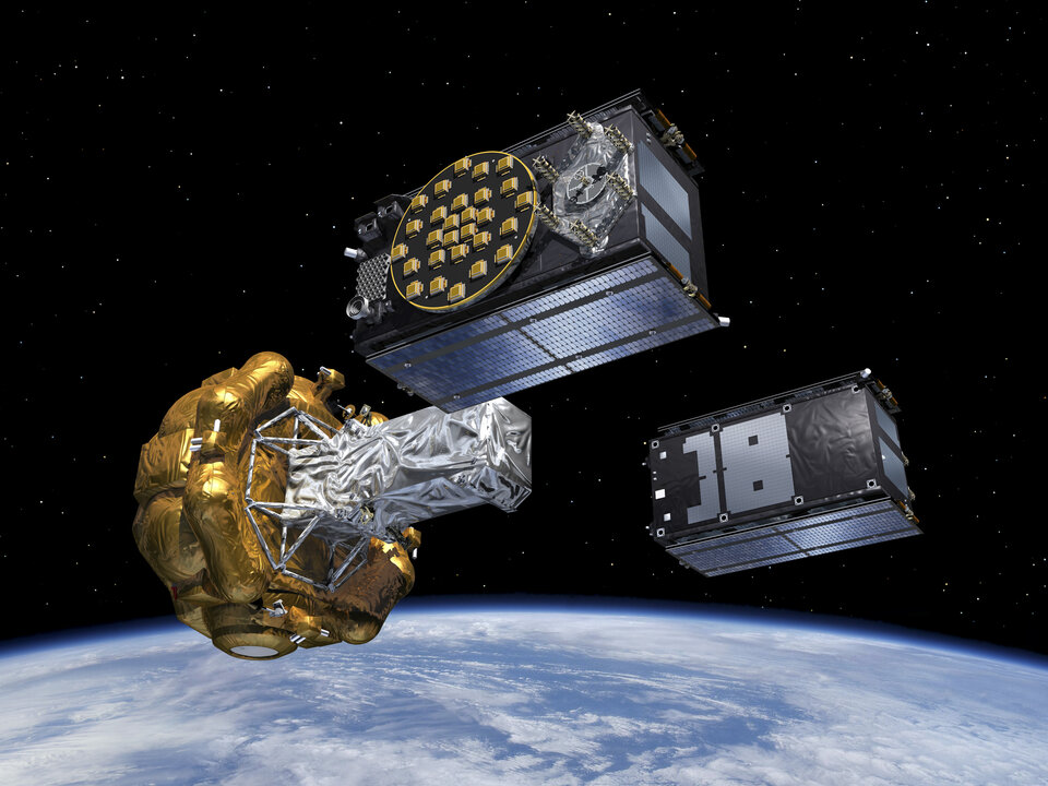 Galileos deployed from Fregat upper stage
