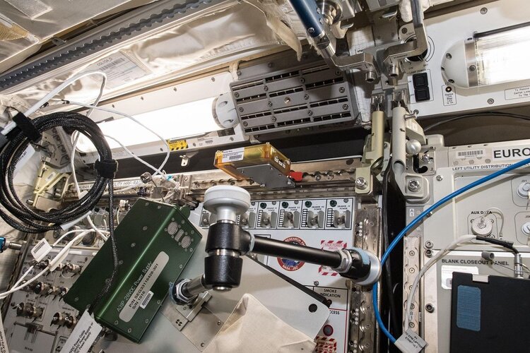 Wireless Compose module installed on the Space Station