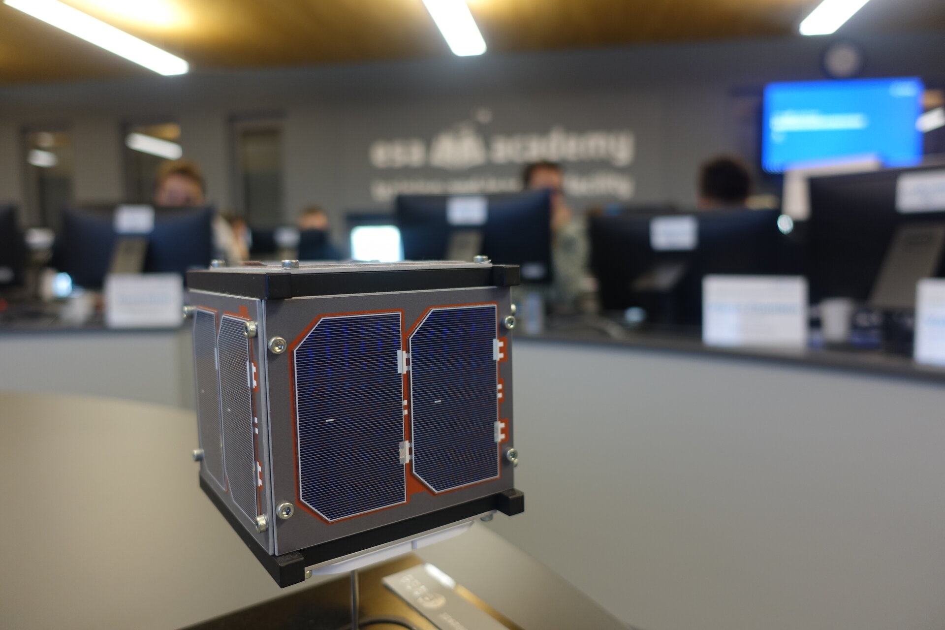 CubeSat model used as an education tool