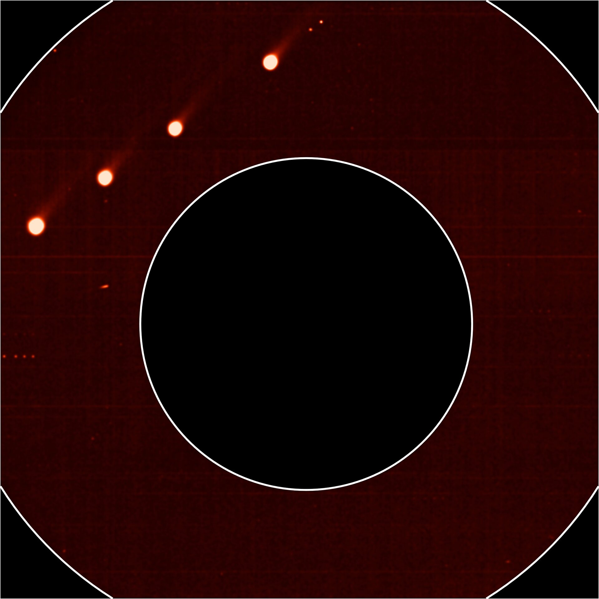 Solar Orbiter’s view of Comet Leonard in visible light