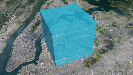 Visualising the amount of freshwater released from A-68A