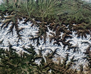 Snowy Pyrenees