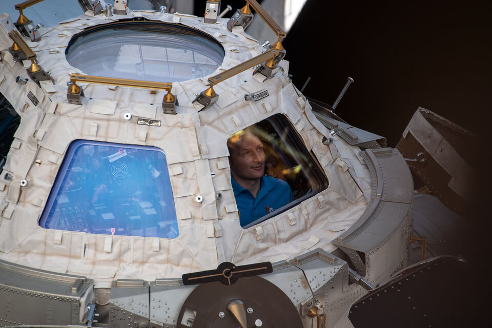 Astronaut Matthias Maurer v nejkrásnější vyhlídce na světě