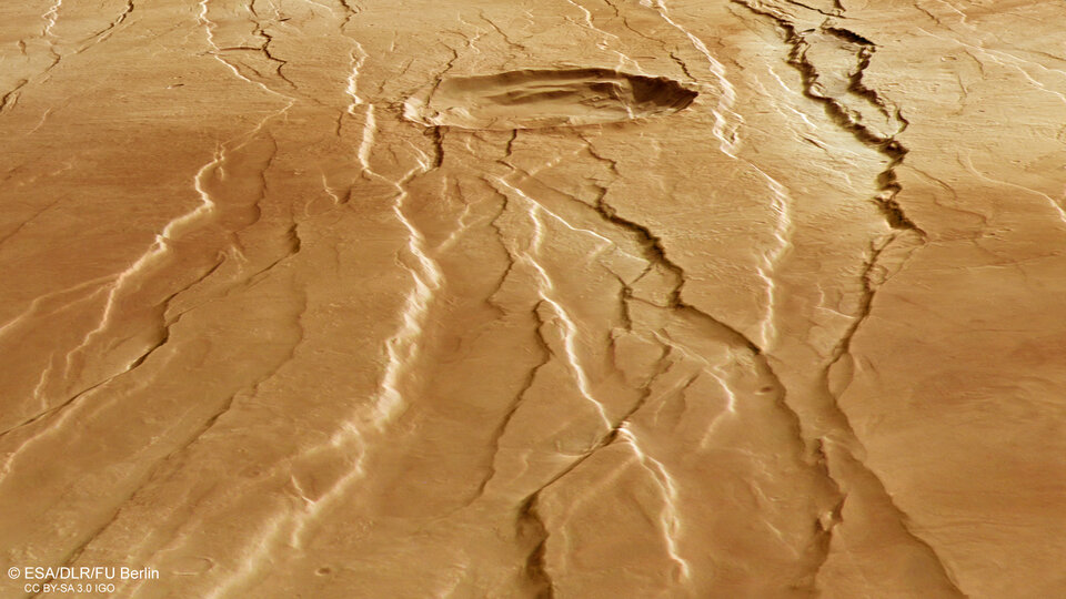 Second perspective view of Tantalus Fossae