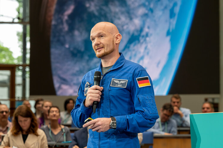Astronaut Alexander Gerst at Living Planet Symposium