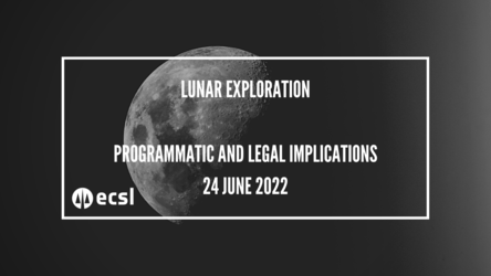ECSL Webinar: Lunar Exploration