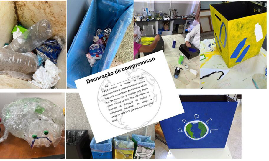 Plastic recycling awareness campaign and Declaration of commitment to respect our planet, from Team Plastic World