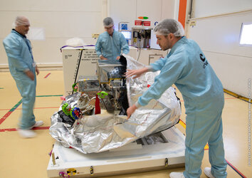 VV21 payload LARES-2 arrives at Europe's Spaceport