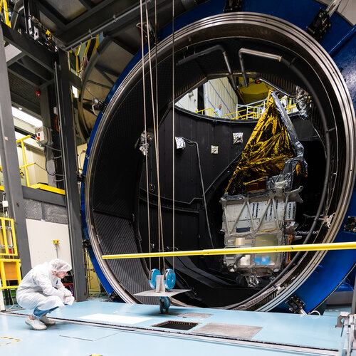 EarthCARE Large Space Simulator tests complete