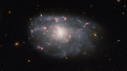 Hubble spies a meandering spiral