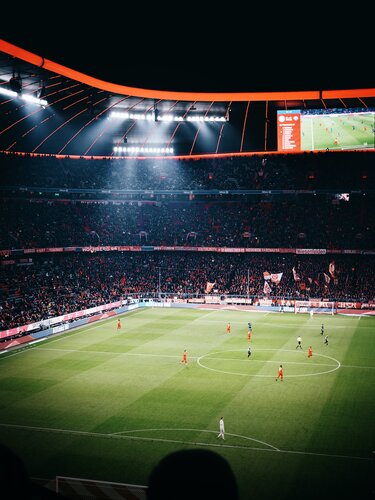 Bayern Munich’s home ground of the Allianz Arena