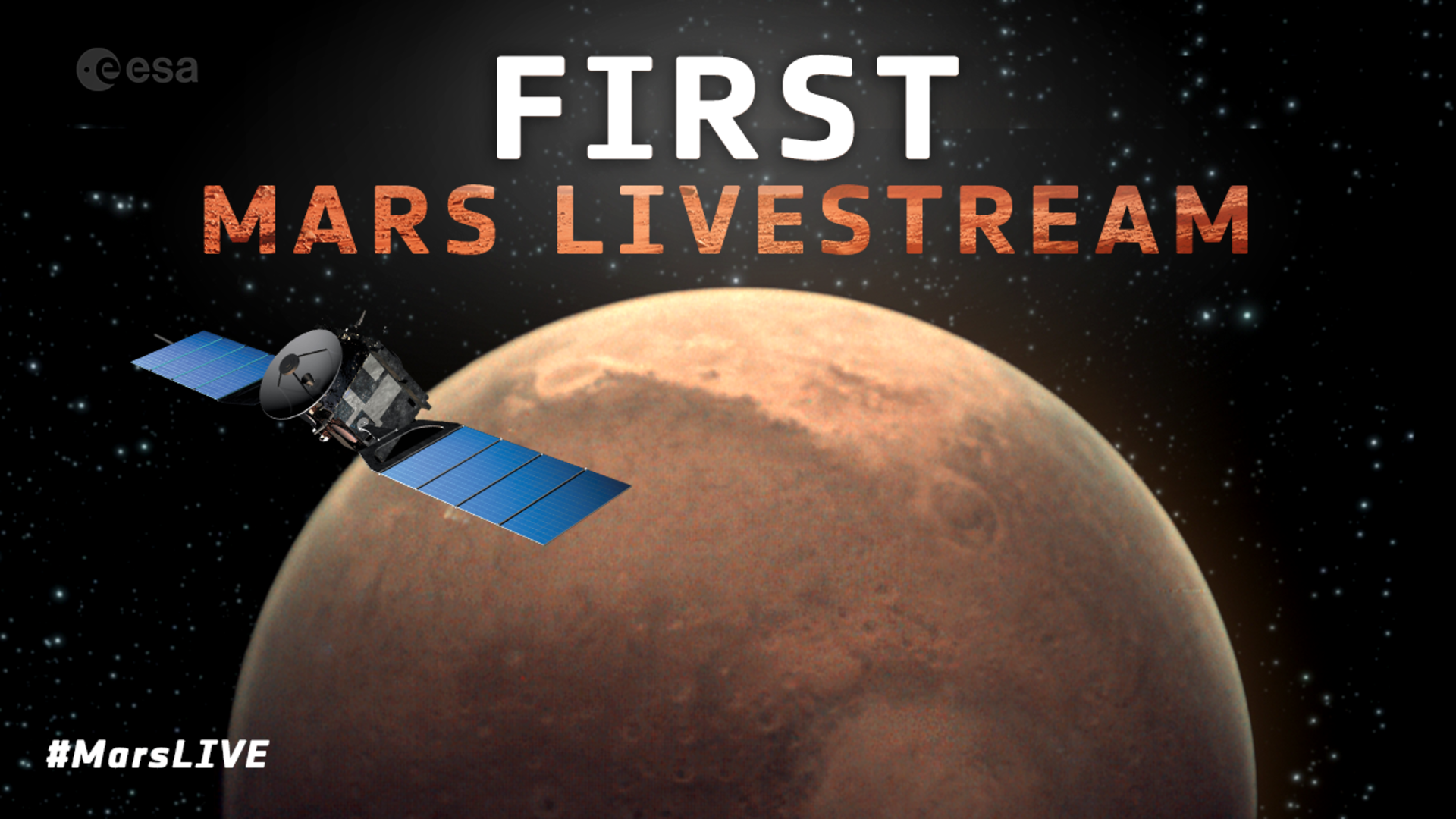 Join ESA on Youtube for first #MarsLIVE stream