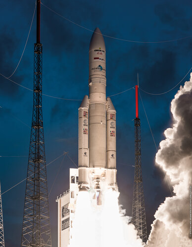 Ariane 5 liftoff