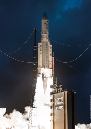 Ariane 5 liftoff