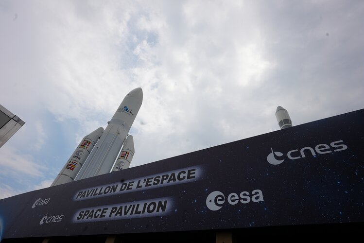 External view of ESA/CNES Space Pavilion