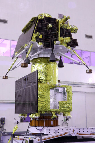 Chandrayaan-3 in the clean room