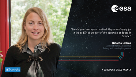ESA Careers Spotlight - Natacha Callens