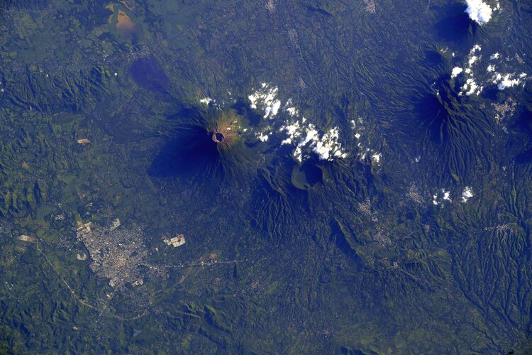 El Salvador from above