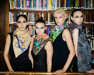 ESA X TAMMAM space scarves collection