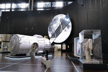 Mission Espace : hall de l'exposition
