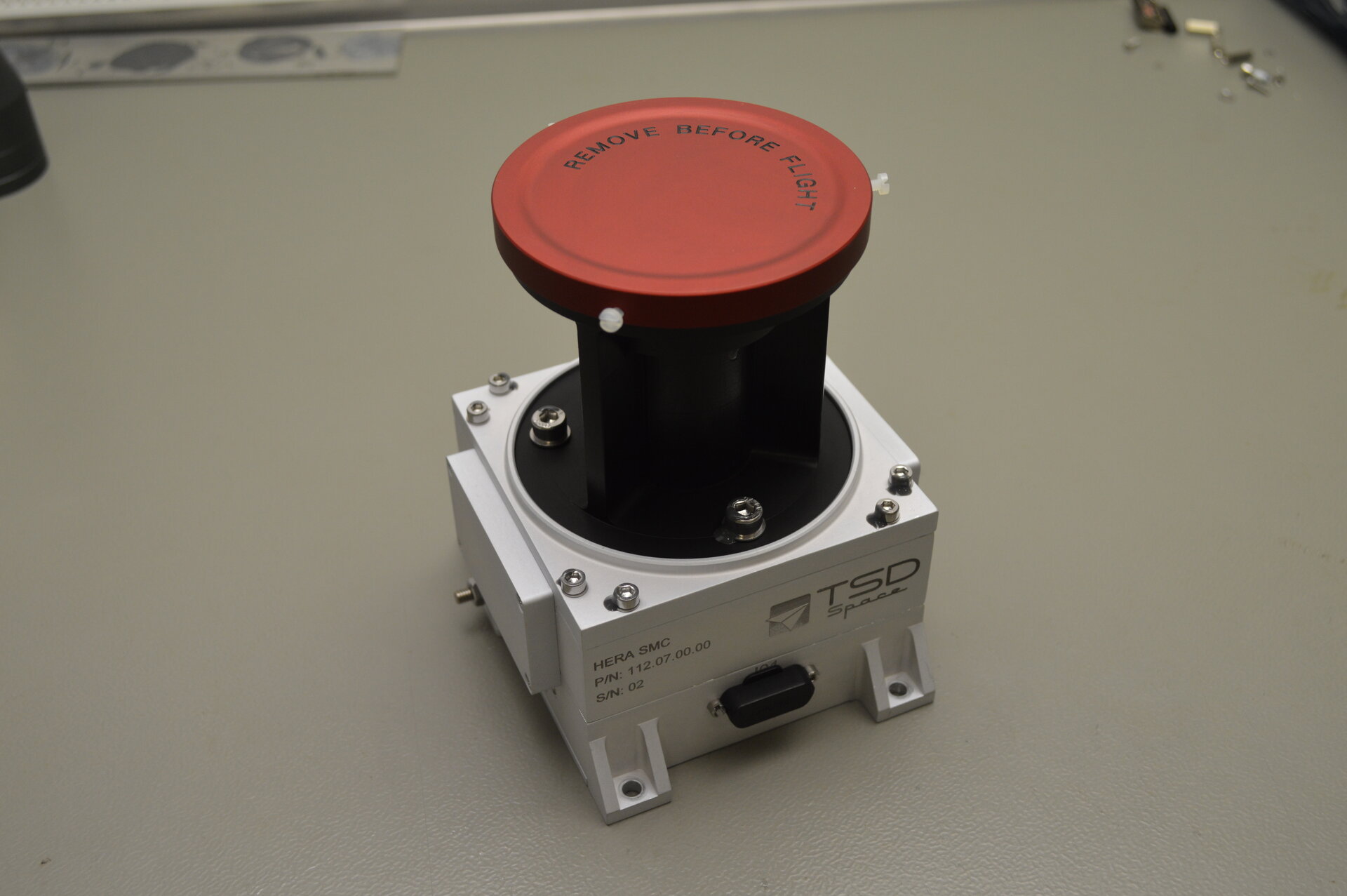 This spacecraft monitoring camera from TDS Space will monitor the deployment of Hera's CubeSats