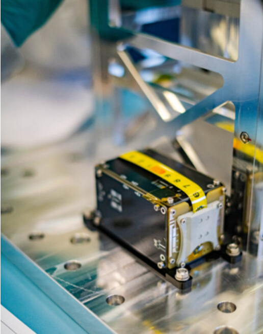 Close up of the Genesis-A module attached to YPSat