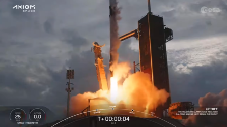 Liftoff of Axiom Mission 3