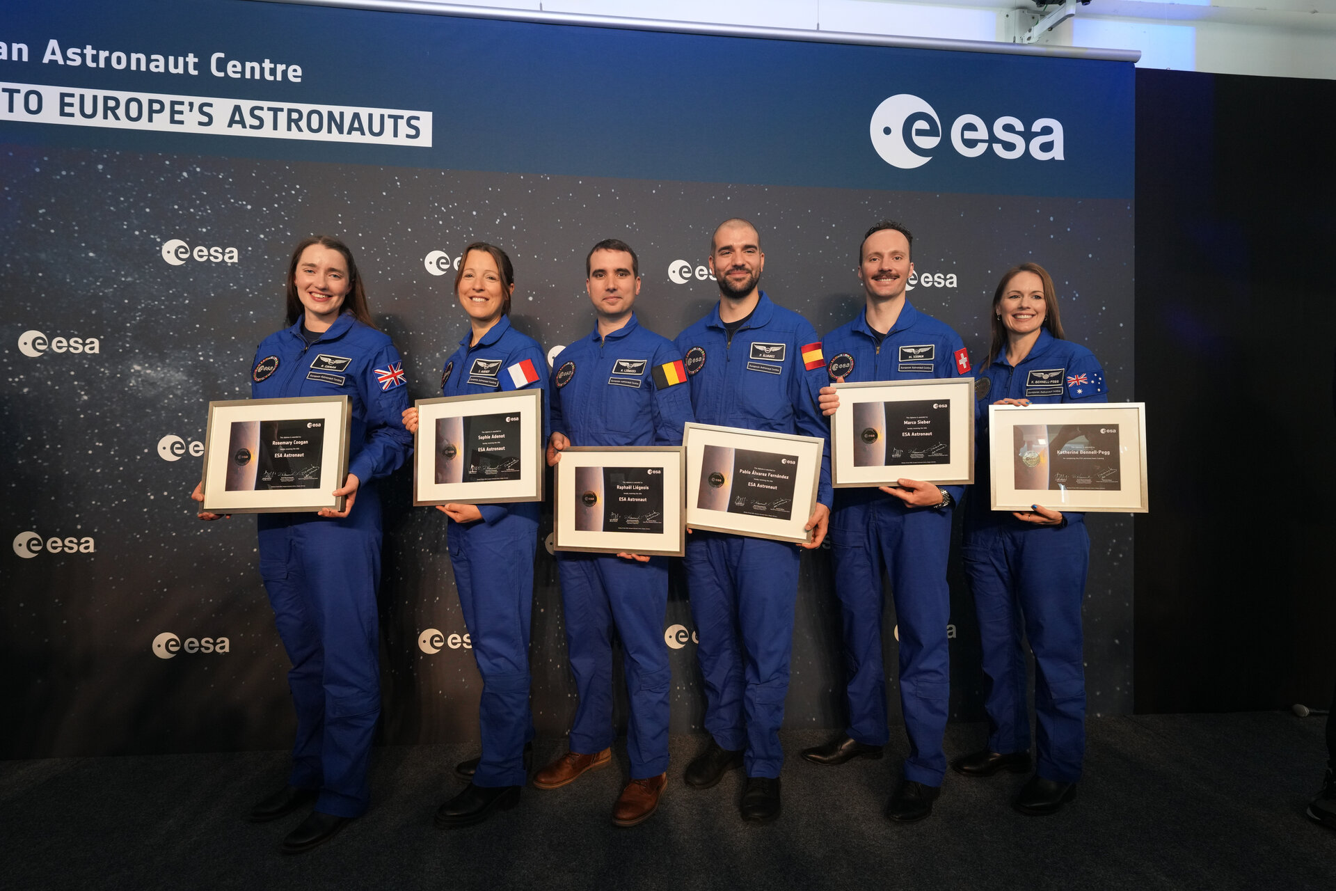 ESA astronaut class of 2022 graduation ceremony