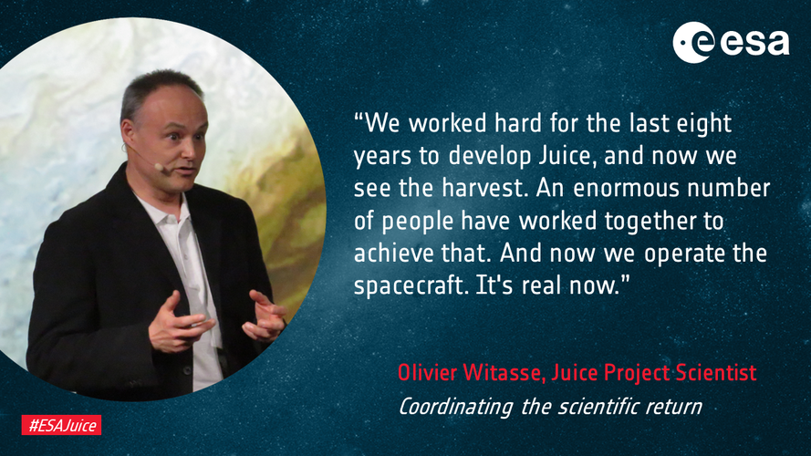 Juice one-year on: Olivier Witasse