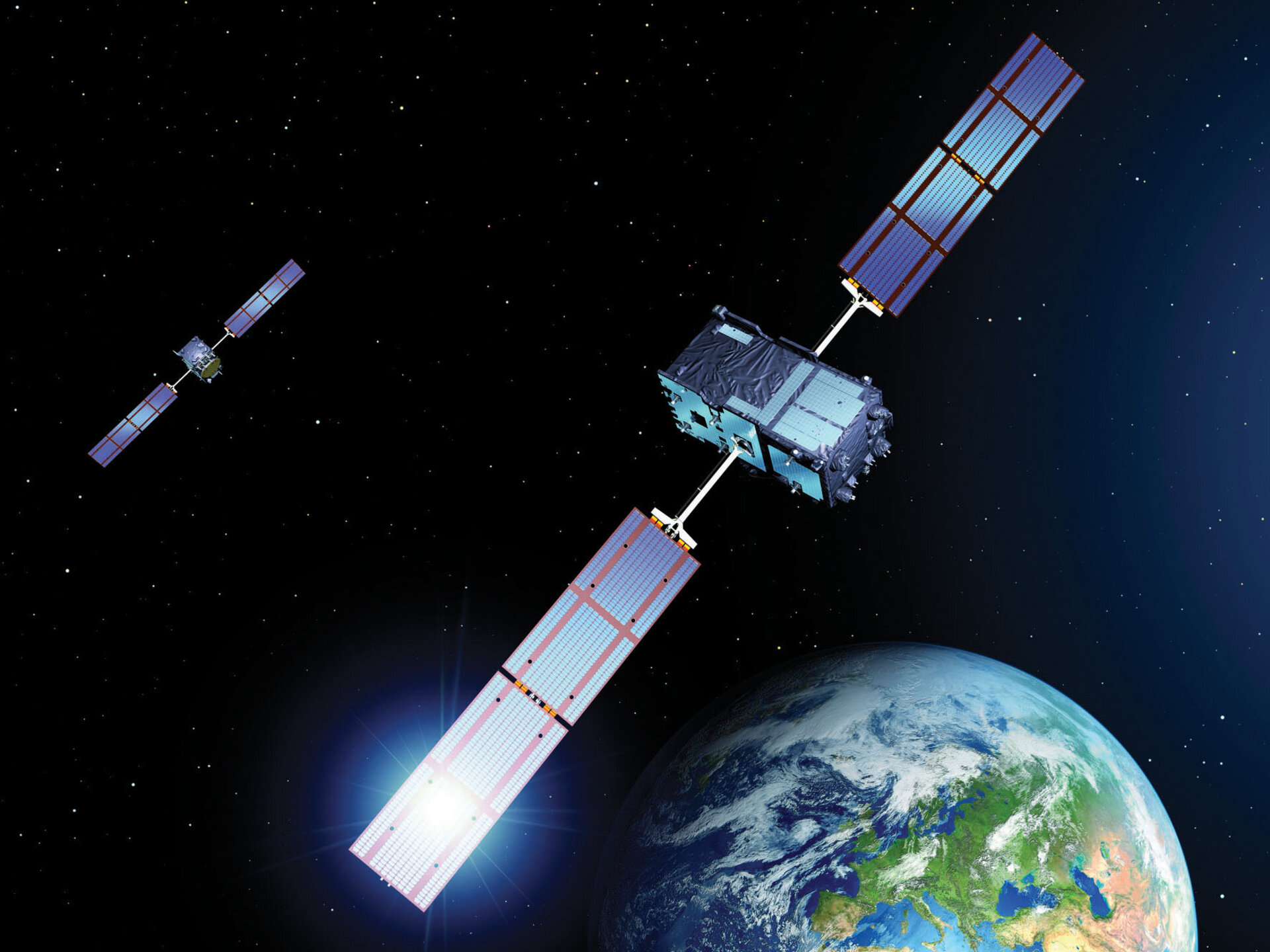 Das satellitenbasierte Navigationssystem Galileo
