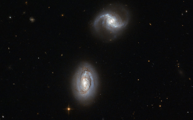 Inseparable galactic twins.