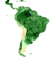 SPOT_NDVI image for February 2000