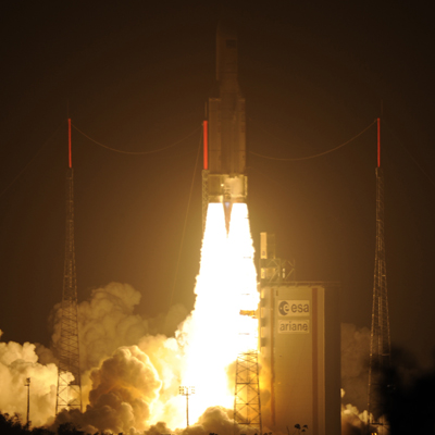 Liftoff of Ariane 5 VA205