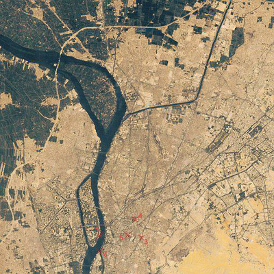 Ground control points - RGB image of Cairo
