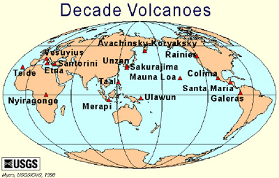 Mount Etna World Map