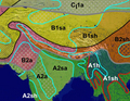 Climate map of Himalayan region