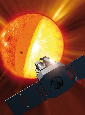 Ngày 02/12/1995, NASA và ESA đã phóng thành công tàu vũ trụ quan sát Mặt Trời và Nhật quyển SOHO (Solar and Heliopheric Observatory) - cover science soho looks heart sun L / Thiên văn học Đà Nẵng