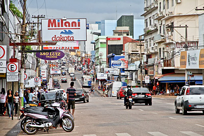 Main Street of Porto Velho, the capital of Rondonia