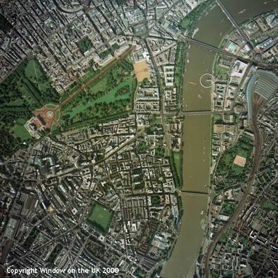 West London aerial map