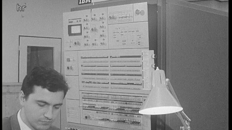 Erster Computer im ESOC im Jahr 1967